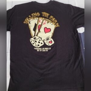 Poker Vegas Streetwear Tshirt Casino Gambling FLA Selling The Farm, Large/XL